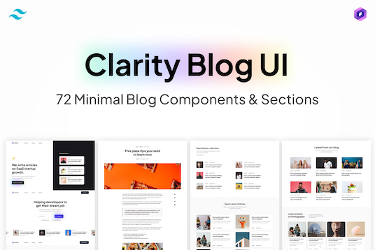 Clarity Blog UI Kit 0