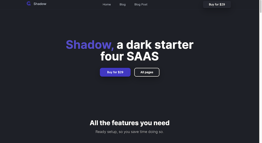 Shadow Starter Template 0