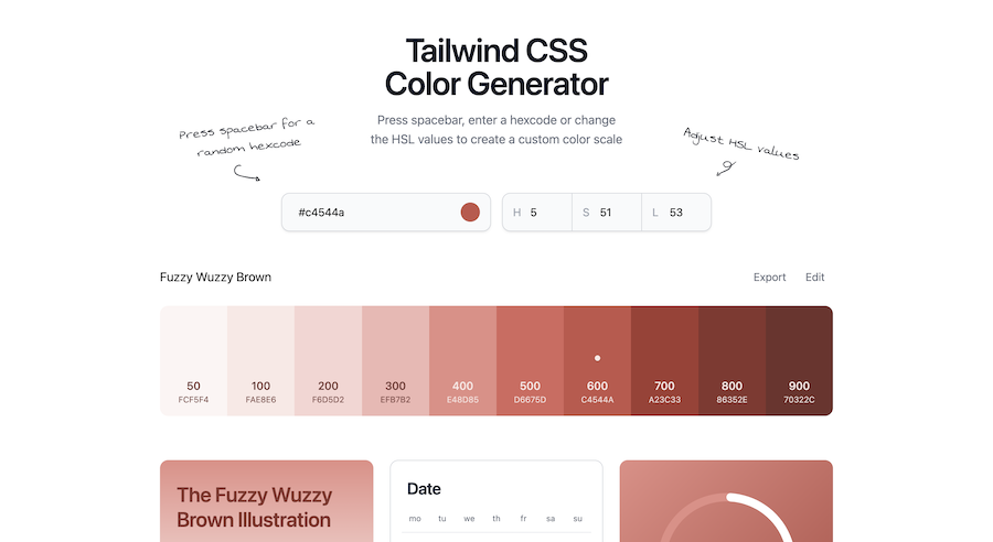 Tailwind CSS Color Generator 0