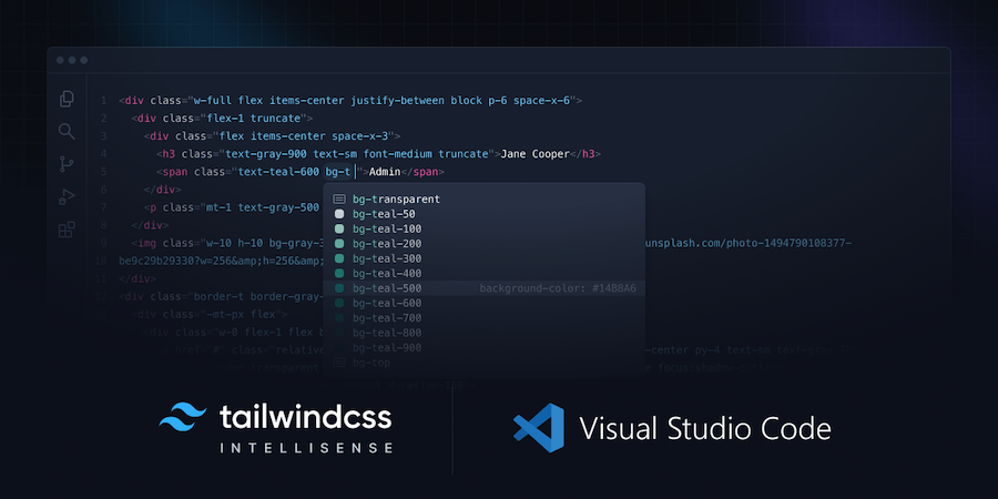 Tailwind CSS IntelliSense 0