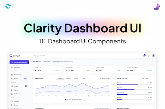 Clarity Admin UI Kit