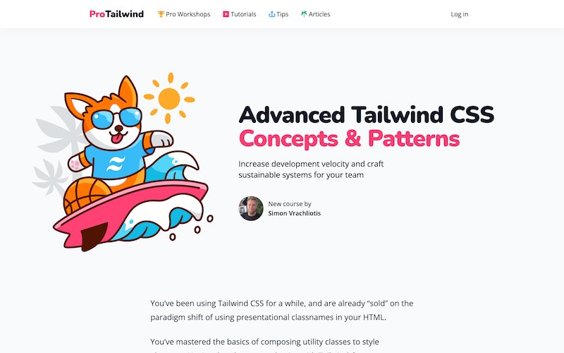 ProTailwind - Professional Tailwind Workshops