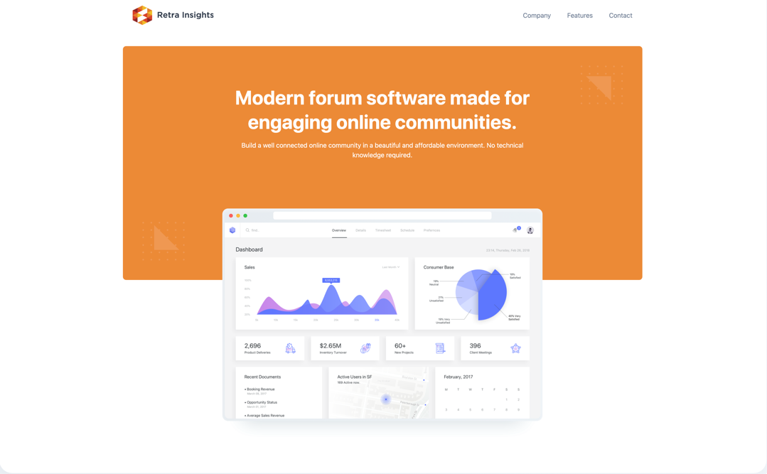 Product Landing Template