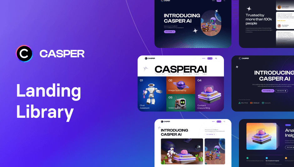 Casper Tailwind Template for AI Projects