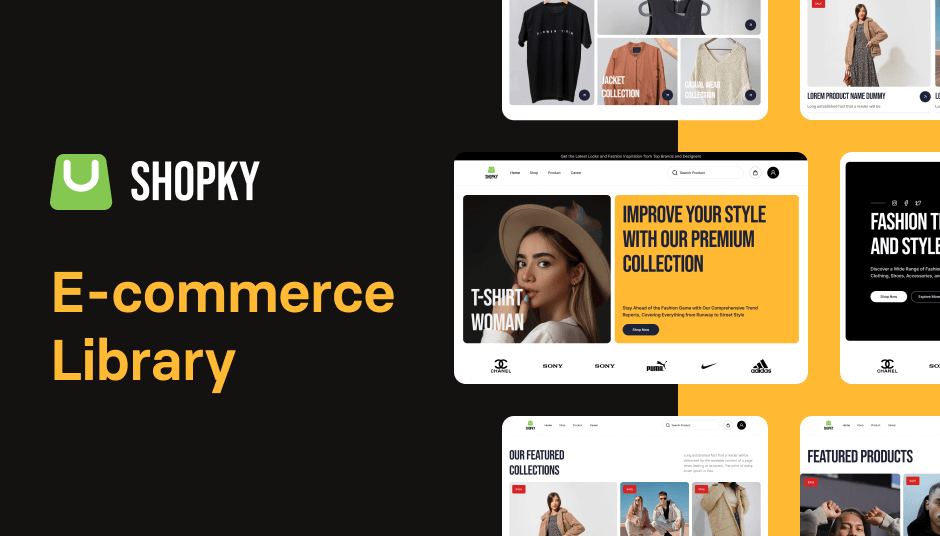 Shopky Tailwind E-commerce Template
