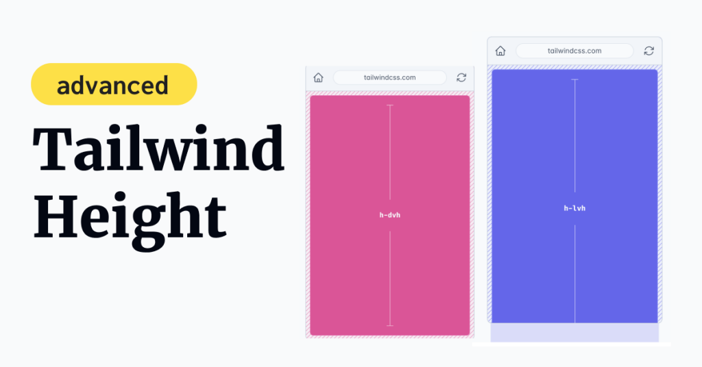 Advanced Tailwind Height Classes: h-lvh, h-dvh, h-fit and more
