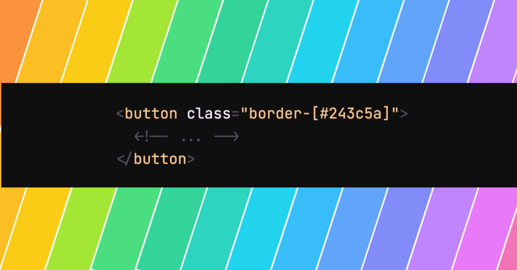 Customizing Border Color in Tailwind CSS