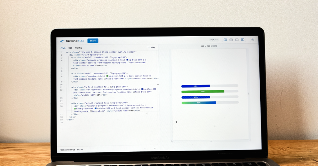 Building Progress Bars with Tailwind CSS