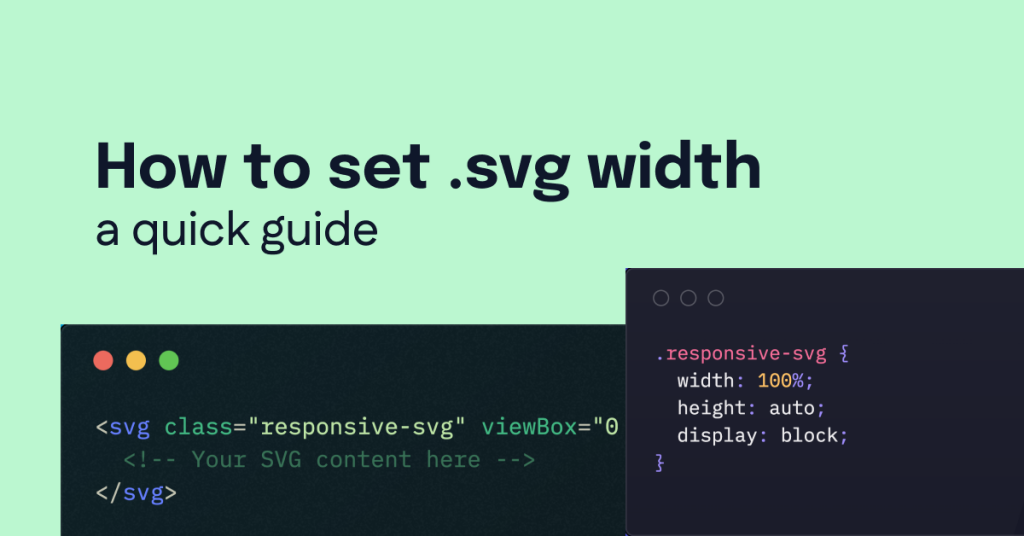 How to Set SVG Width