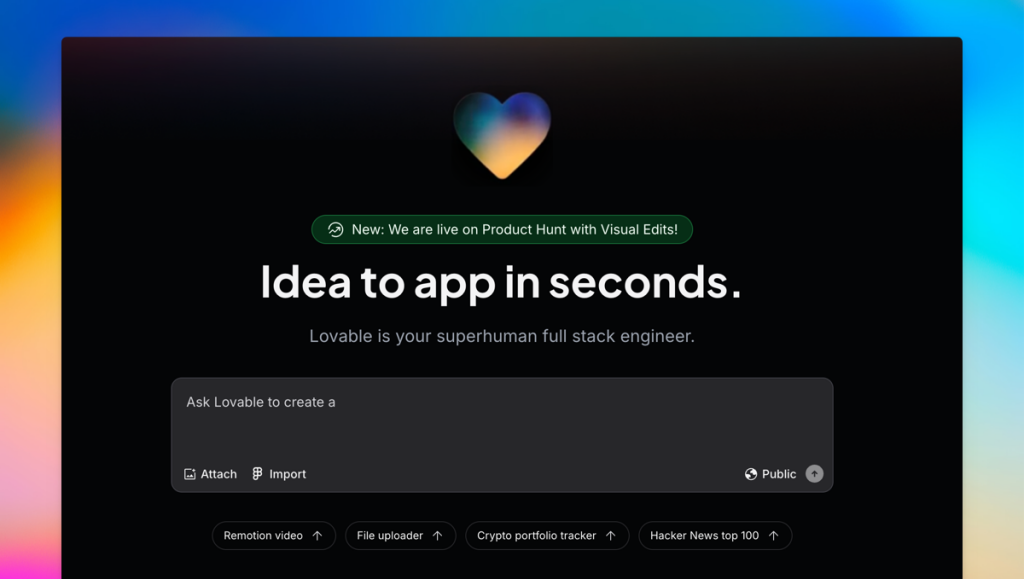 Lovable.dev: AI Code Editor