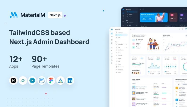 MaterialM Tailwind Next Js Dashboard