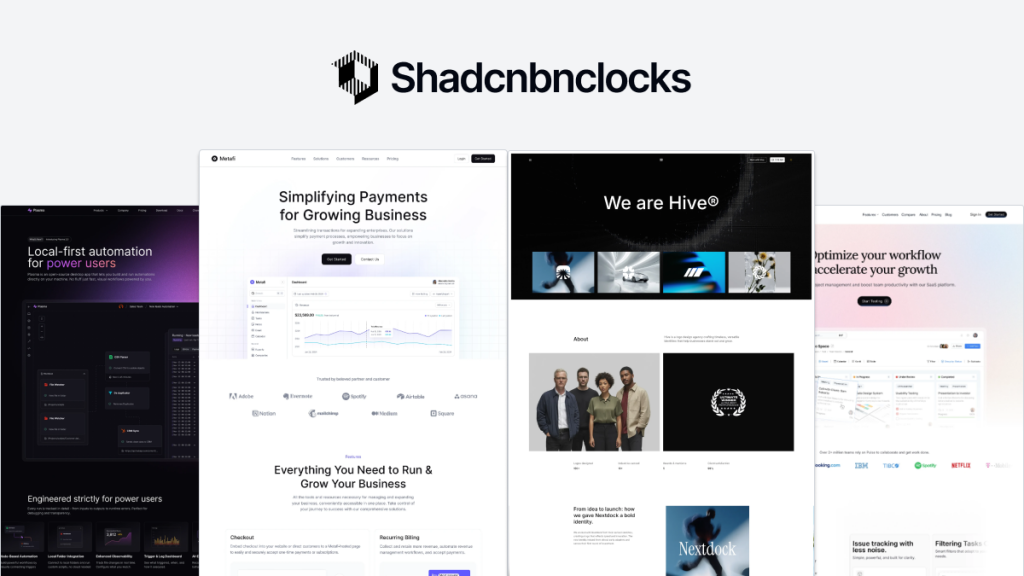 Shadcnblocks Template Bundle