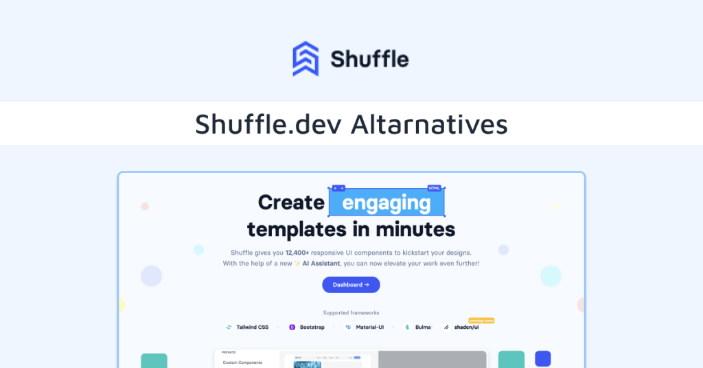 Shuffle Editor Alternatives