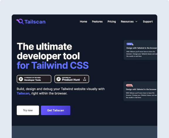 Tailscan for Tailwind CSS
