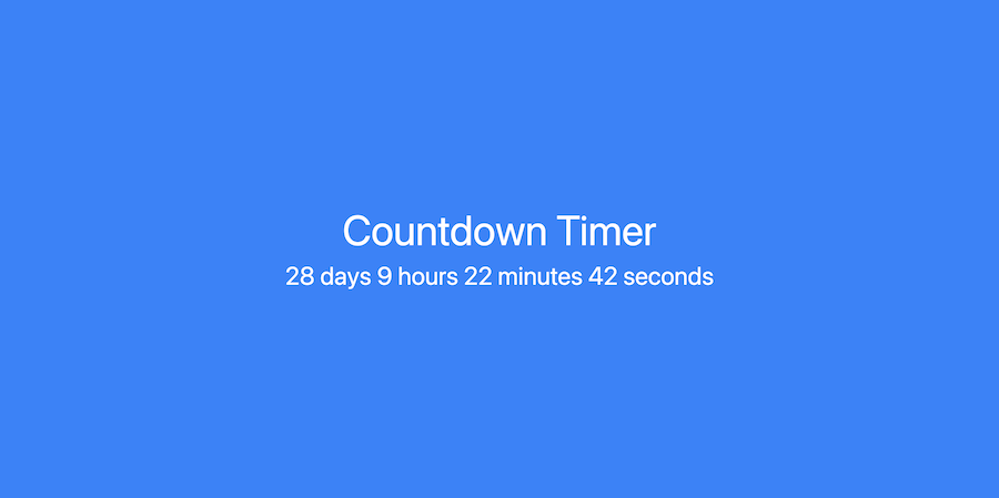 Tailwind CSS Countdown Timer Image 1