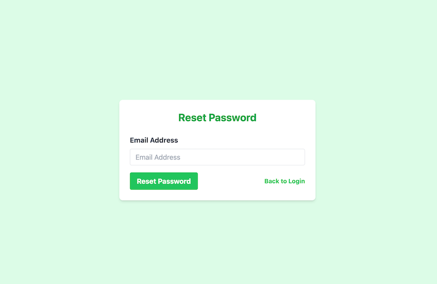 Tailwind CSS Reset Password Component Image 1