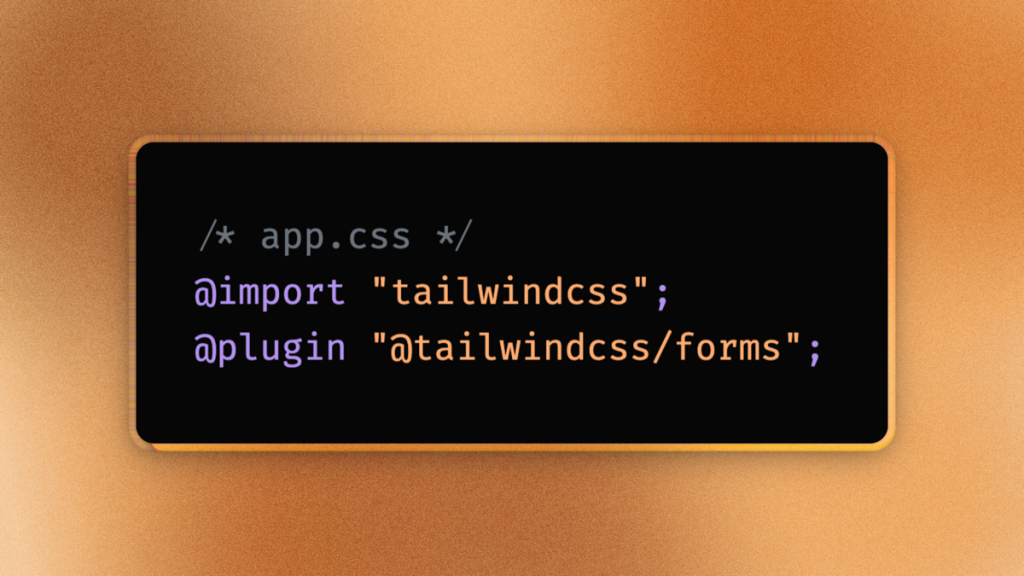 How to Use the Tailwind Forms Plugin