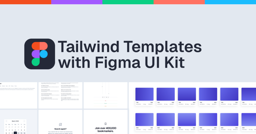 Tailwind Templates with Figma UI Kit