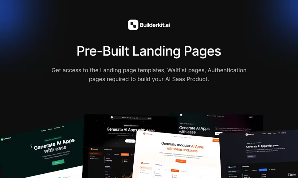 Pre-Built Landing Pages