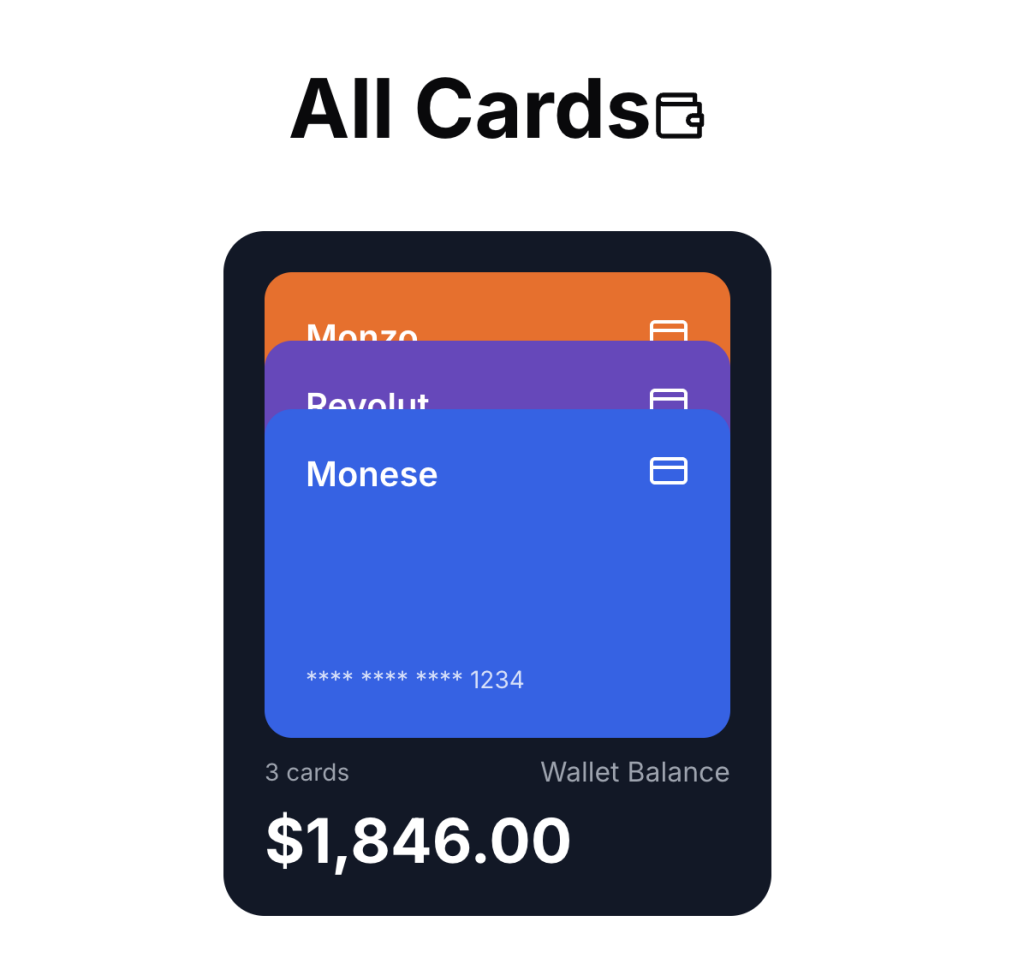 CSS Wallet Card