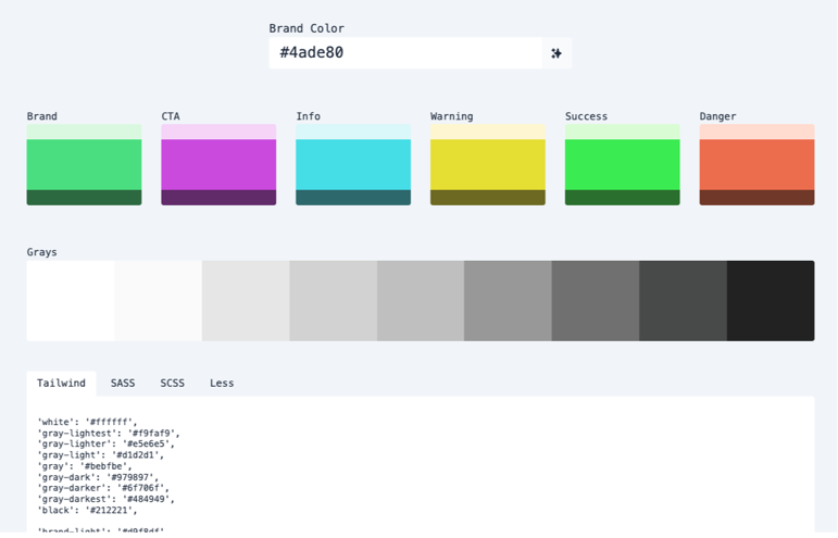 Color Scheme Generator UI