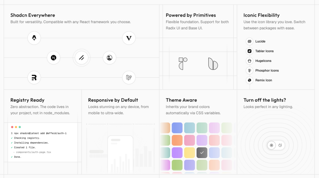 Efferd UI - Features