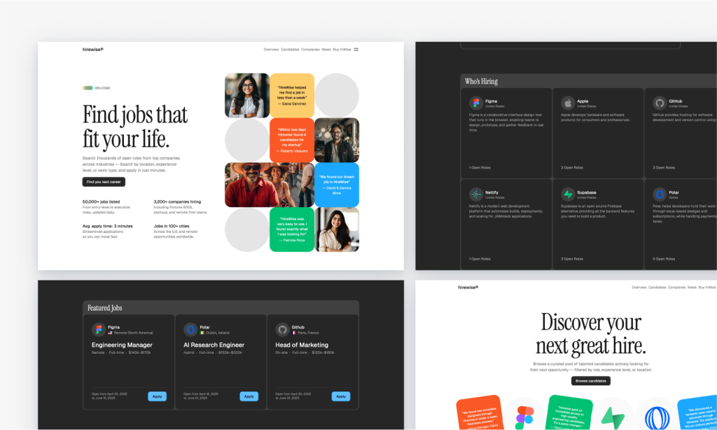 Hirewise Job Board Template
