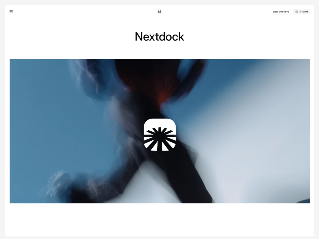 Hive agency portfolio template Hive agency portfolio template