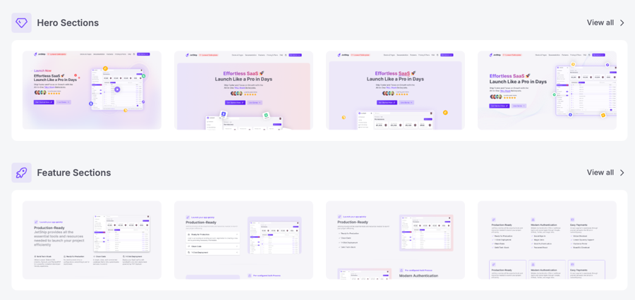 JetShip Blocks - Laravel