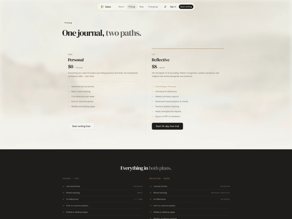 Kinto App template