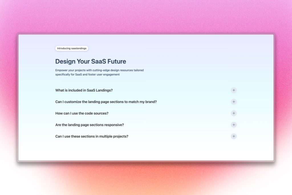 FAQ Component