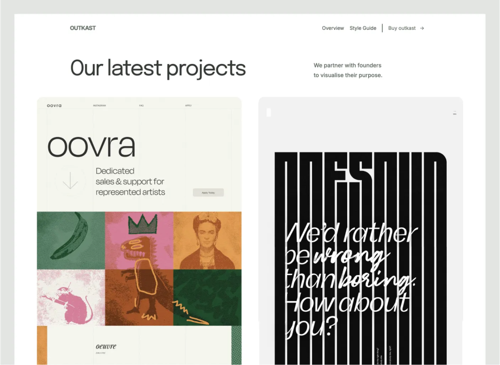 Outkast Portfolio Astro Template