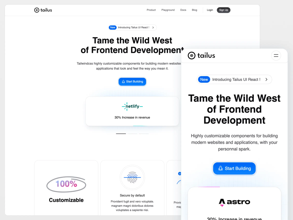 Ada Landing Page Template