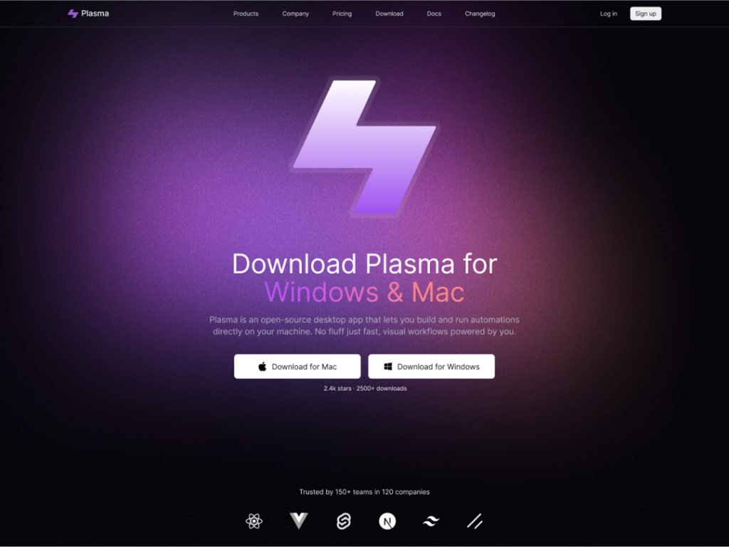 Plasma Template - Download CTA