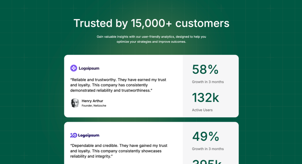 Sapick Theme: Testimonials