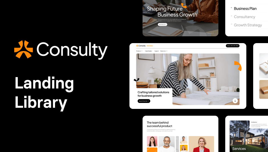 Consulty Landing Page Template