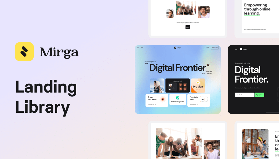 Mirga Landing Page Template