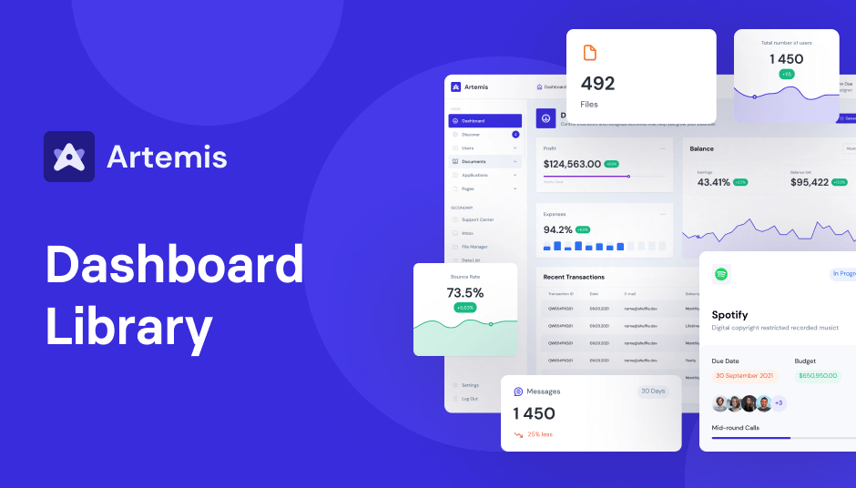 Artemis Tailwind Admin Template