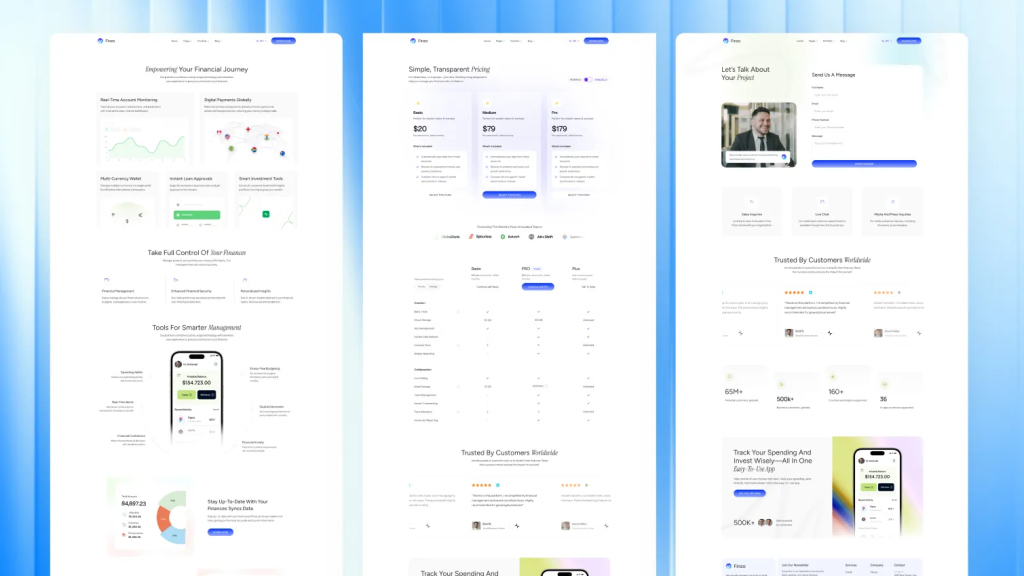 Finzo - Finance & Banking Astro Theme | i18n + SEO
