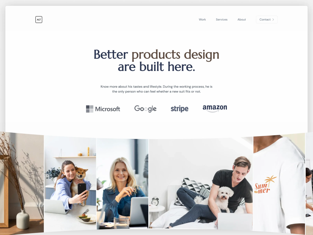 Alt Clean Site Template