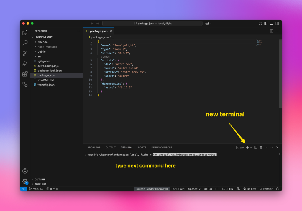 Add Tailwind v4 using the official Vite plugin
