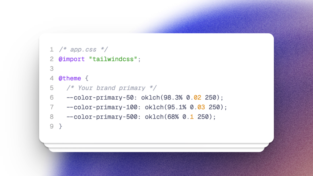 Tailwind CSS v4 Colors