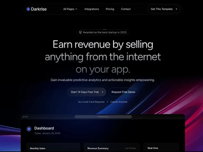 Darkrise Astro Template