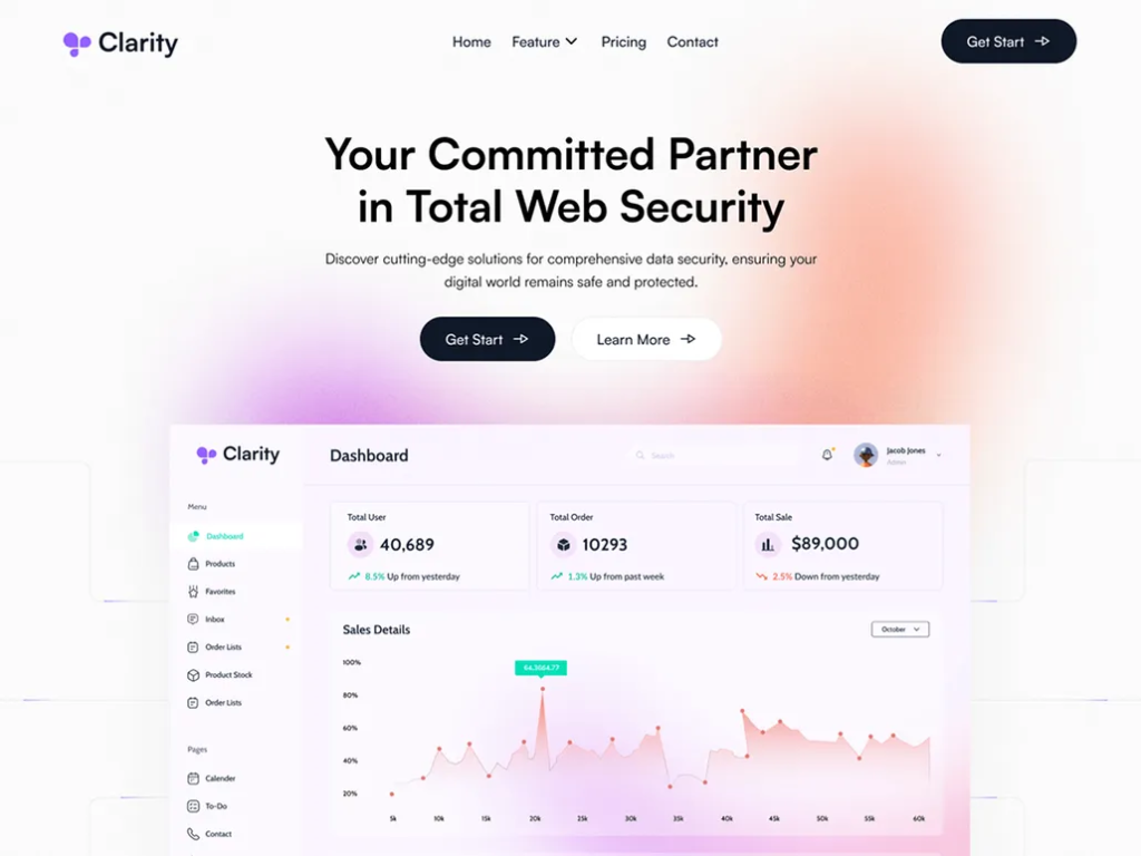 Clarity Astro Template